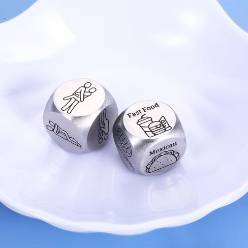 Gag Gifts Funny Adults Stocking Stuffers for Her 10th Anniversary Tin Gifts for Him Her Wedding Registry Ideas 10 Year Anniversary Wedding Gifts Santa Swap Gifts for Exchange Games Dice Christmas in Saudi Arabia