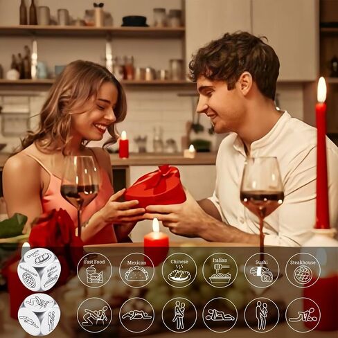 Gag Gifts Funny Adults Stocking Stuffers for Her 10th Anniversary Tin Gifts for Him Her Wedding Registry Ideas 10 Year Anniversary Wedding Gifts Santa Swap Gifts for Exchange Games Dice Christmas in Saudi Arabia