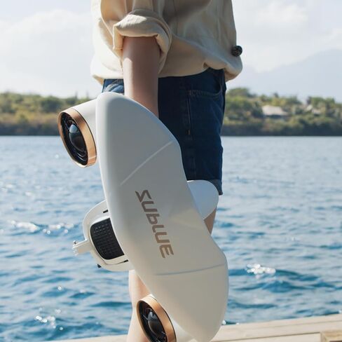 whiteshark Mix Pro Underwater Scooter, Dual Motors Electric Water Scooter for Adults and Kids, Sea Scooter for Pool, Snorkeling, Diving, Action Camera Compatible | Detachable Battery in Saudi Arabia