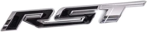 1Pc Tailgate Emblem Compatible with RST Letter Badge Inserts Sticker 2019 2020 2021 Replacement for Silverado 1500 Tahoe Yukon SUV 4x4 - Matte Black in Saudi Arabia