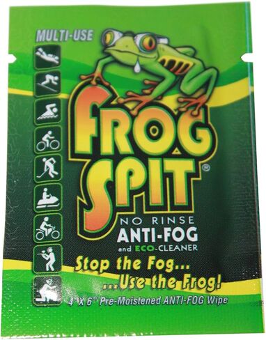 Frog Spit No Rinse Anti-Fog Wipes Eco Friendly- Made in America (Pack of 12) in Saudi Arabia