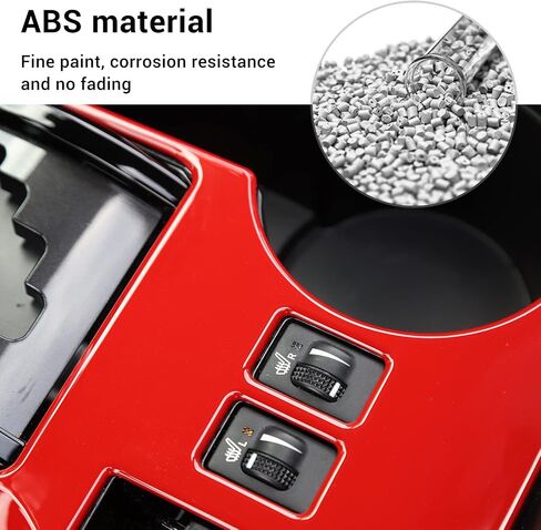 Voodonala for 4Runner ABS Carbon Fiber Gear Panel Gear Shift Shifter Transmission Gearstick Selector Lever Panel Trim Gear Tray for 2010-2024+ Toyota 4Runner Interior Accessories, 1pc in Saudi Arabia