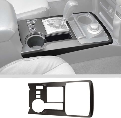 Voodonala for 4Runner ABS Carbon Fiber Gear Panel Gear Shift Shifter Transmission Gearstick Selector Lever Panel Trim Gear Tray for 2010-2024+ Toyota 4Runner Interior Accessories, 1pc in Saudi Arabia