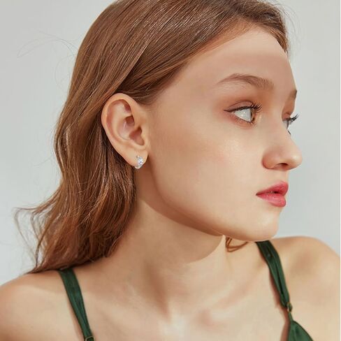 Celtic Knot Earrings Heart Hoops S925 Sterling Silver Irish Earrings Cartilage Hoop Earrings Small Hoop Earrings for Women in Kuwait