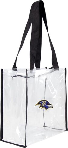 Littlearth Baltimore Ravens NFL Clear Square Stadium Tote in Saudi Arabia