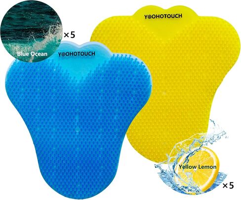 Urinal Screen Deodorizer-10 Pack（5pcs Blue Ocean ＆ 5pcs Yellow Lemon），Anti-Splash Urinal Screens for fresh odors，Lasting Odor Freshener with Free Gloves in Saudi Arabia
