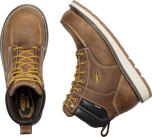 KEEN Utility Men's Cincinnati 6" Composite Toe Waterproof Wedge Work Boots in Saudi Arabia