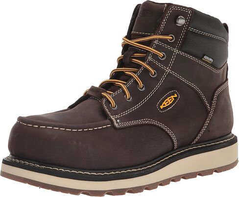 KEEN Utility Men's Cincinnati 6" Composite Toe Waterproof Wedge Work Boots in Saudi Arabia