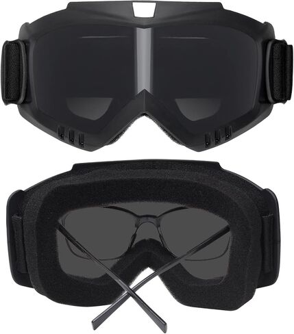 Motorcycle Half Helmet, Adjustable Helmet with Mask for Adults, Black Cruiser Scooter Dirt Bike UTV ATV Helmet in Saudi Arabia