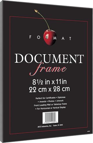 MCS Format Picture Frames, Gallery Wall Frames, Black, 8 x 12, 6-Pack in Kuwait