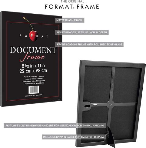MCS Format Picture Frames, Gallery Wall Frames, Black, 8 x 12, 6-Pack in Kuwait