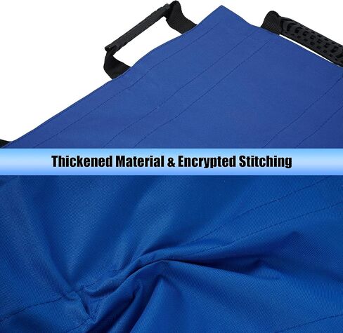 Portable Transport Stretcher with 12 Reinforced Handles, Reusable & Washable Patient Transfer Sheet, Folding Travel Size Stretcher, Patient Animal Large Dogs Mover for Emergency Situations Aid in Kuwait