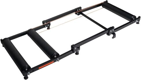 biosp Bike Rollers Foldable Bike Trainer Stand Adjustable Indoor Bicycle Cycling Roller with Resistance for MTB Road Bike Exercise in Saudi Arabia