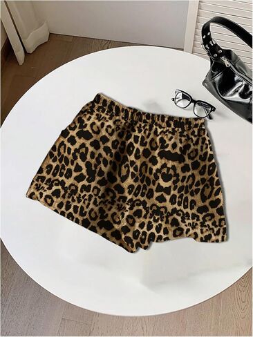 GORGLITTER Women's 3 Pack Striped Shorts Elastic High Waisted Straight Leg Casual Shorts in Saudi Arabia