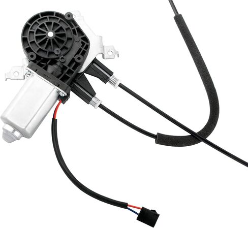 منظم نوافذ الطاقة لجانب السائق الأمامي ومجموعة المحرك مناسبان لـ Ford E150 E250 1992-2014، E350 1992-2005، E350 1999-2014 Van Super Duty استبدال # 1C2Z1523201AA 9C2Z1523201A 741-586 in Kuwait