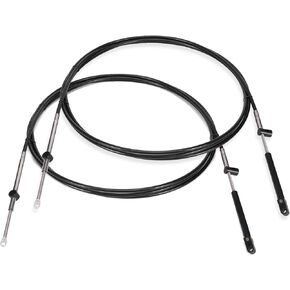 2Pcs Boat GEN I Outboard Engine New Throttle and Shift Cable 16TF Compatible with Mariner, Replacement for Mercury Remote Control Cable 33c