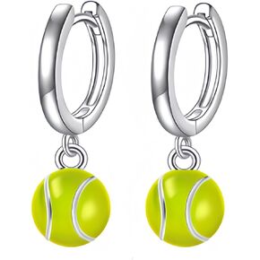 LES OSEWA Golf Earrings Gifts Sterling Sliver Golf Club And Ball Dangle Drop Earring Sport Jewelry for Women Girls Golf Players Lovers Golfers