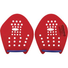 by Speedshop Int'l Swimming Hand Paddles for Swim Training - The Original Stroke Technique Paddle (Size 0, RED)