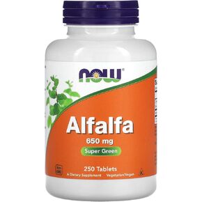 Alfalfa Now Foods 250 Tabs