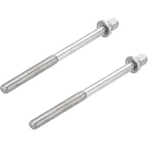 MECCANIXITY Drum Tension Rods M6 x 20mm for Bass Drum Hardware Parts Accessory Pack of 2