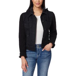 WallFlower Women's Dreamer Denim Jackets Juniors (Standard and Plus)