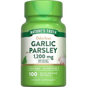 Nature's Truth Odorless Garlic & Parsley, 100 Count