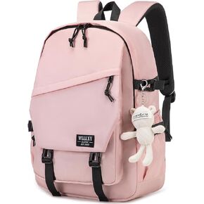 College Laptop Backpack for Men Women 15.6 Elementary Middle High School Book Bag For Teens Girls Boys Anti Theft Travel Backpacks Waterproof Casual Daypack Large Student Bookbags（Black-M）
