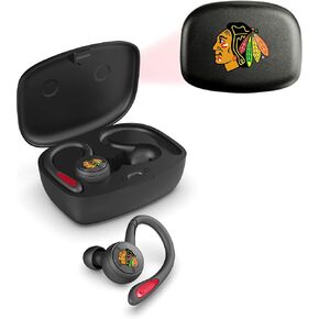 SOAR NHL Sport True Wireless Earbuds V.5, Chicago Blackhawks