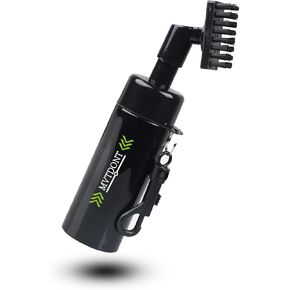 Golf Club Cleaner-Golf Club Brush Cleaner with Retainer Clip and Squeeze Water Bottle 7.5 Inches Holds 4 Ounces of Water, Useful Golf Bag Accessories