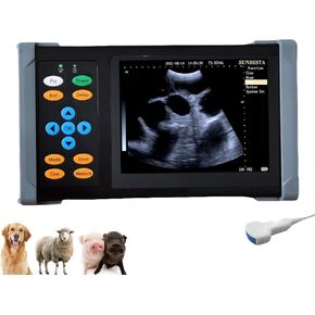A20 Veterinary Ultrasound Machine for Pregnancy, at Home Ultrasound for Dogs, Cats, Pigs, Sows, Sheep, and Goats Pregnancy Check (Convex Probe)