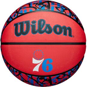 WILSON NBA Team Graffiti Basketballs - Size 7-29.5"