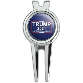 GRAPHICS & MORE Trump 2024 Golf Divot Repair Tool and Ball Marker