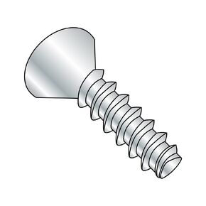 Small Parts 0812LPF Steel Thread Rolling Screw for Plastic, Zinc Plated, 82 Degree Flat Head, Phillips Drive, #8-16 Thread Size, 3/4" Length (Pack of 100)
