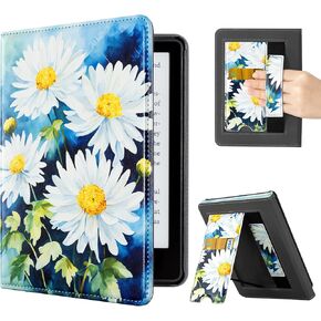 CoBak Case for Kindle Paperwhite - All New PU Leather Cover with Auto Sleep Wake, Hand Strap, Card Slot for Kindle Paperwhite Signature Edition and Kindle Paperwhite 11th Generation 2021 Released