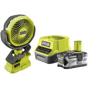 Ryobi RCF18-0 Fan Clamp Battery 18V ONE+ 300m3/h Kit 4.0 Ah