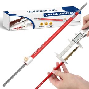 C1000 Overall Length Gauge Straight – Precision Reloading Tool, Compatible with Autoloaders, Lever-Action & Bolt-Action Firearms (Metal)