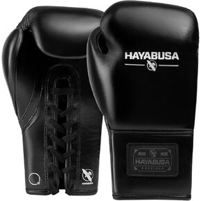 Hayabusa Pro Horsehair Fight Boxing Gloves for Men & Women - Layered Horsehair and Foam Knuckle Padding, Top-Grain Cowhide Leather, Lace-Up Closure, Ergonomic Design, for Amateurs & Pros