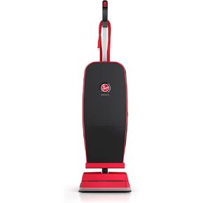 Hoover Commercial Prime Lite Bagged Upright Vacuum, Red