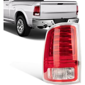 Tail Lights Fit Dodge Ram 2013-2015 2016 2017 2018 Ram 2500 3500 2014-2018 Rear LED Brake Back Up Cover Taillights Lens Assembly Right Passenger Side CH2801203 68093078AC(Lamp Included)