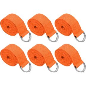PATIKIL Yoga Strap for Stretching Cotton Yoga Belt with Adjustable Metal D-Ring Buckle Stretch Bands for Fitness Pilates in Kuwait