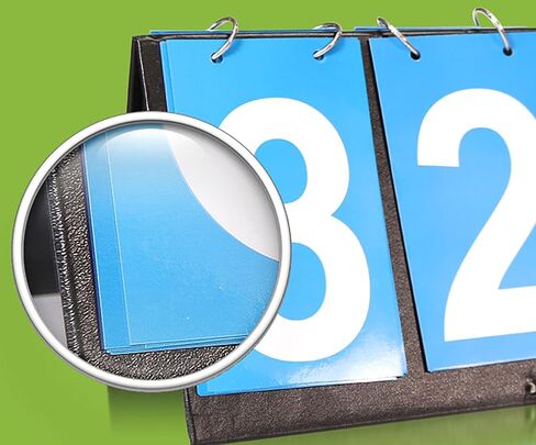 YIKANGHENG لوحة النتائج، 14 بوصة × 6.5 بوصة من جلد البولي يوريثان المقاوم للماء لحافظة النتائج لكرة السلة والكرة الطائرة وتنس الطاولة والمنافسة in Saudi Arabia
