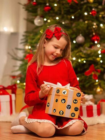 1000PCS Christmas Stickers Labels Kalolary 16 Patterns Adhesive Round Christmas Tags Colorful Xmas Decorative Envelope Seals Sticker for Craft Scrapbooking Party Christmas Decoration (2 Rolls) in Saudi Arabia