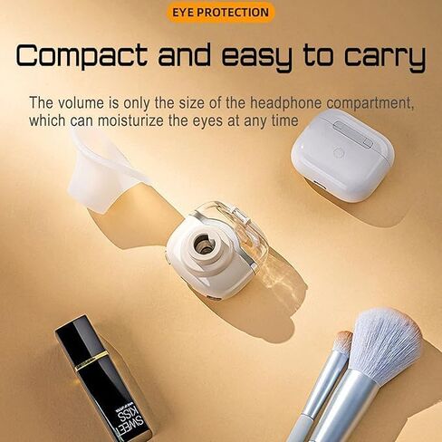 Eye Heated Nano Mist Spraye Portable Warm Compress Eyes Mister for Eyelid,Eye Skin SPA Eye Steam Relief Dry Eyes and Stye Mini Eye Drops Tool in Kuwait
