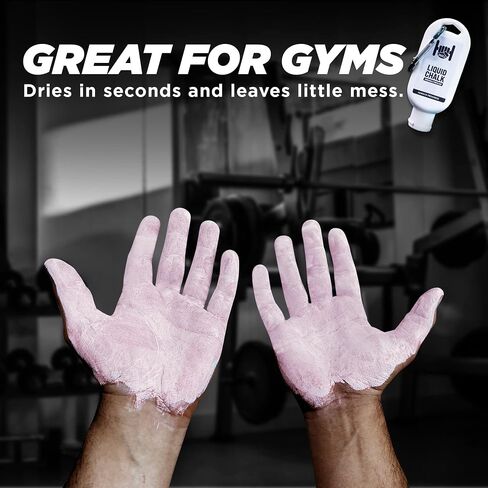 Inill - Liquid Chalk for Weightlifting, Powerlifting, and Rock Climbing, Non-Toxic and Non-Staining, Gym Chalk for Exercise and Workout, Lifting Chalk - 50 ml in Saudi Arabia