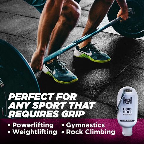 Inill - Liquid Chalk for Weightlifting, Powerlifting, and Rock Climbing, Non-Toxic and Non-Staining, Gym Chalk for Exercise and Workout, Lifting Chalk - 50 ml in Saudi Arabia