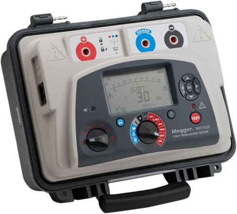 Megger MIT1525-US جهاز اختبار العزل، شاشة LCD مع شاشة عرض خلفية، 15 كيلو فولت in Kuwait