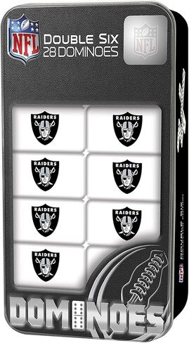 Masterpieces Officially Licensed NFL Detroit Lions 28 Piece Dominoes Game for Adults, For Ages 6+ in Saudi Arabia