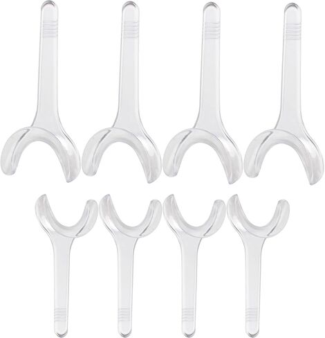 Dental Mouth Opener Dental Cheek Retractor T-Shape Intraoral Cheek Retractor for Teeth Whitening - 8pcs in Kuwait