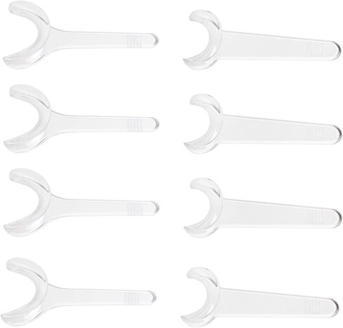 Dental Mouth Opener Dental Cheek Retractor T-Shape Intraoral Cheek Retractor for Teeth Whitening - 8pcs in Kuwait