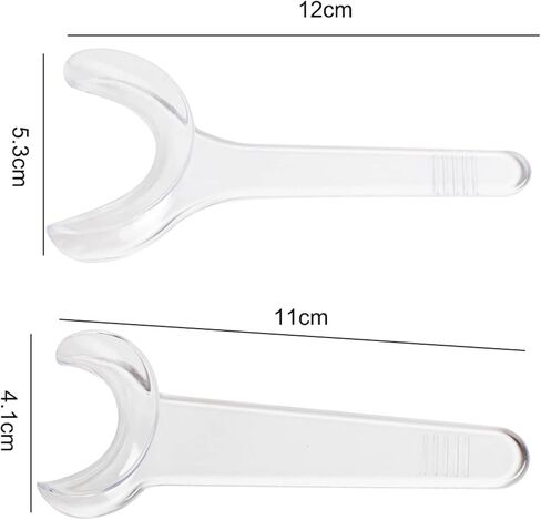Dental Mouth Opener Dental Cheek Retractor T-Shape Intraoral Cheek Retractor for Teeth Whitening - 8pcs in Kuwait